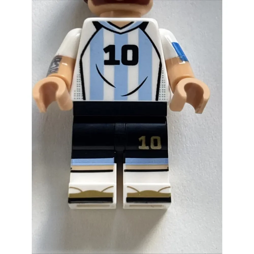 Lego Lionel Messi Minifigure #edi002 Brand New Argentina Set #43011 World Cup